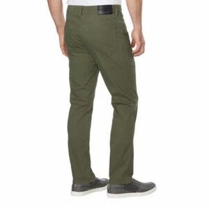 English Laundry Men's 5 Pocket Green Pants 40x30 Stretch Fabric Comfort Waist